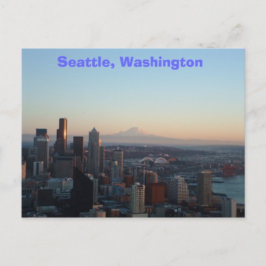 Seattle, Washington Postkarte (Vorderseite)