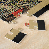 Seattle Washington regnerischerer Skyline-Vintage Puzzle (Seite)