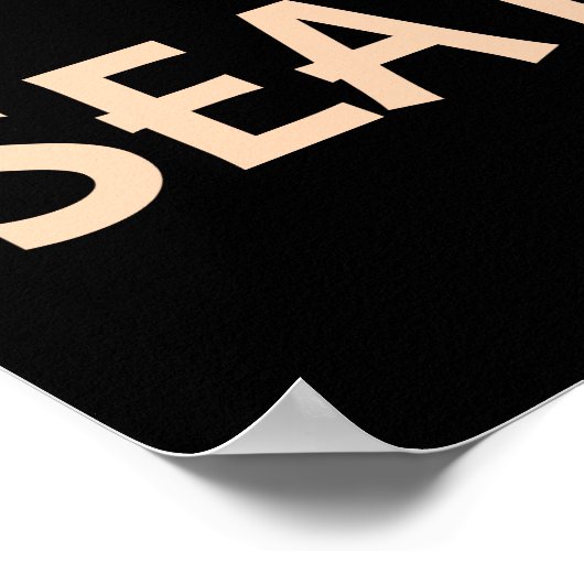 Seattle Washington Retro Travel Poster (Ecke)