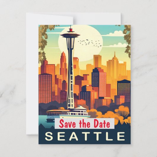 Seattle, Washington, Save The Date (Vorderseite)