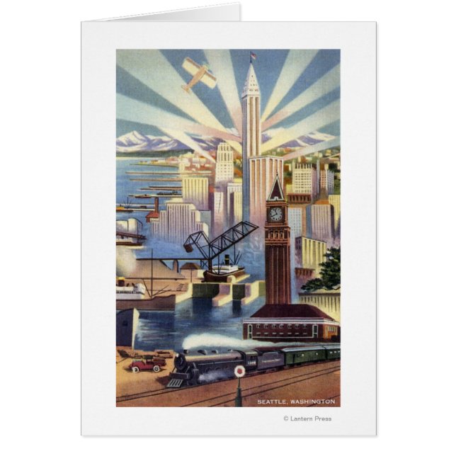 Seattle, Washington - Sicht auf die Innenstadt (Vorne)