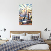 Seattle, Washington - Sicht auf die Innenstadt Leinwanddruck (Insitu (Schlafzimmer))