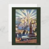 Seattle, Washington - Sicht auf die Innenstadt Postkarte (Vorne/Hinten)