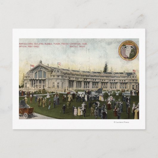 Seattle, Washington - Sicht auf die Landwirtschaft Postkarte (Vorderseite)