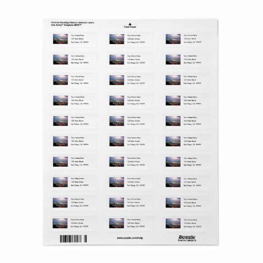 Seattle Washington Skyline bei Sunset TEXT SEATTLE (Vorne)