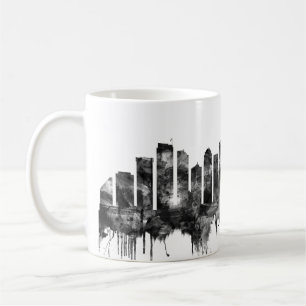 Seattle Washington Skyline BW Kaffeetasse