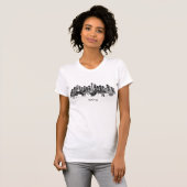 Seattle Washington Skyline BW T-Shirt (Vorne ganz)