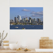 Seattle Washington Skyline by Lake Gewerkschaft Po Poster (Küche)
