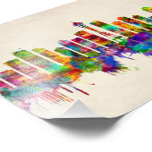 Seattle Washington Skyline Fotodruck (Ecke)