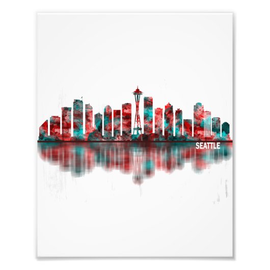 Seattle Washington Skyline Fotodruck (Vorne)