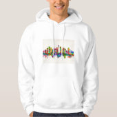 Seattle Washington Skyline Hoodie (Vorderseite)