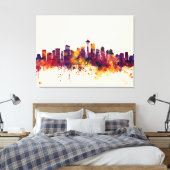 Seattle Washington Skyline Leinwanddruck (Insitu (Schlafzimmer))