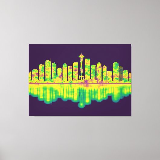 Seattle Washington Skyline Leinwanddruck (Vorderseite)