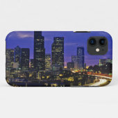Seattle, Washington Skyline nachts Case-Mate iPhone Hülle (Rückseite (Horizontal))