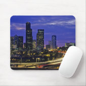 Seattle, Washington Skyline nachts Mousepad (Mit Mouse)