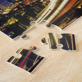 Seattle, Washington Skyline nachts Puzzle (Seite)