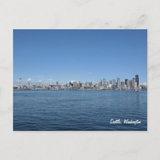 Seattle Washington Skyline Postcard Postkarte
