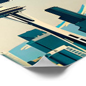 🌲 Seattle Washington Skyline Poster (Ecke)