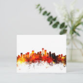 Seattle Washington Skyline Postkarte (Stehend Vorderseite)
