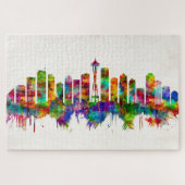 Seattle Washington Skyline Puzzle (Horizontal)