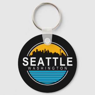 Seattle Washington Skyline Schlüsselanhänger