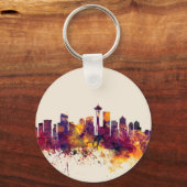 Seattle Washington Skyline Schlüsselanhänger (Vorderseite)