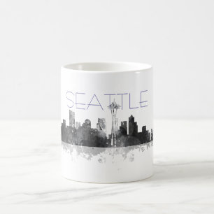 SEATTLE WASHINGTON SKYLINE - trinkende Tasse