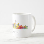 SEATTLE WASHINGTON SKYLINE WB1 - Getränk-Tasse Kaffeetasse (VorderseiteRechts)