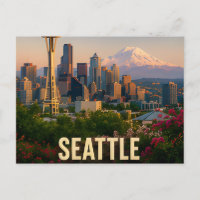 Seattle Washington Smaragd-Stadt Reise-Geschenk