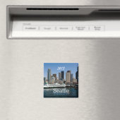 Seattle Washington Souvenir Magnet Change Year (In Situ (Geschirrspüler))