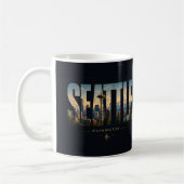 Seattle Washington Space Needle Berghimmel Kaffeetasse (Links)