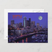 Seattle, Washington, Staat Postkarte (Vorne/Hinten)