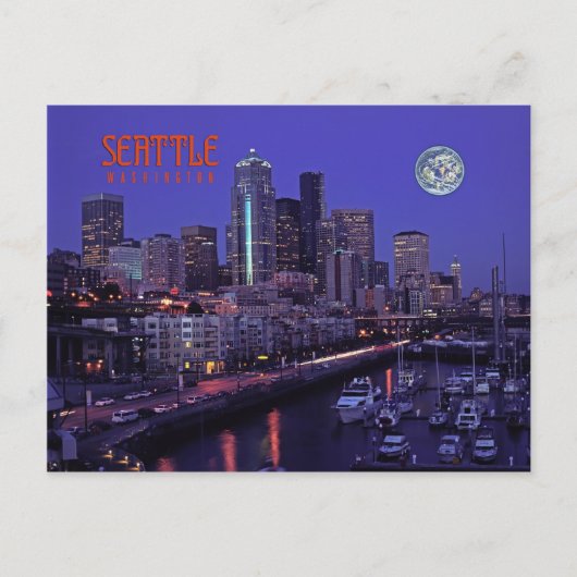 Seattle, Washington, Staat Postkarte (Vorderseite)