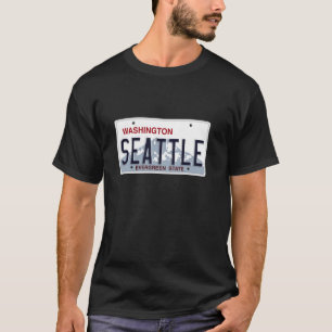 Seattle Washington State Heimatviertel Kennzeichen T-Shirt