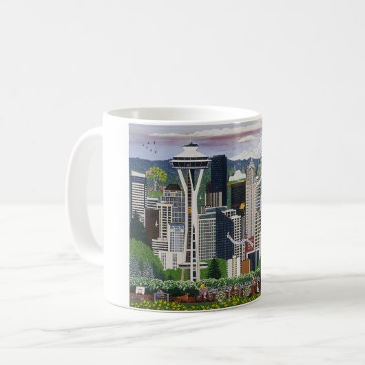 Seattle Washington Tasse (Vorderseite Links)