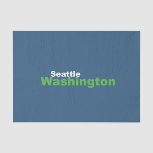 Seattle, Washington Tissue Paper Seidenpapier (Vorderseite)