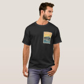 Seattle Washington Travel Poster T-Shirt (Vorne ganz)