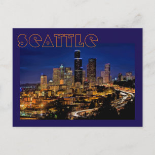 Seattle, Washington, U.S.A. Die Smaragdstadt Postkarte