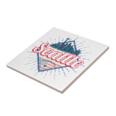 Seattle Washington United Staaten City Skyline USA Fliese (Seite)