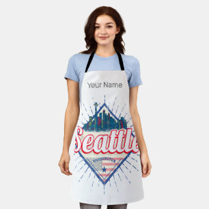 Seattle Washington United Staaten City Skyline USA Schürze