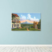 Seattle, Washington - Universität Washington Leinwanddruck (Insitu (Holzboden))