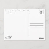 Seattle, Washington, USA Die Smaragdstadt Postkarte (Rückseite)