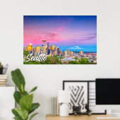 Seattle, Washington, USA Poster (Heimbüro)