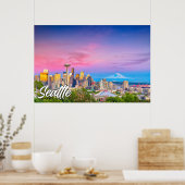 Seattle, Washington, USA Poster (Küche)