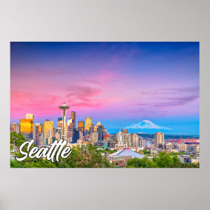 Seattle, Washington, USA Poster