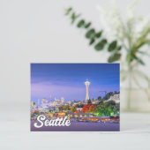 Seattle, Washington, USA Postkarte (Stehend Vorderseite)