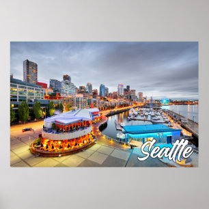 Seattle, Washington, Vereinigte Staaten Poster