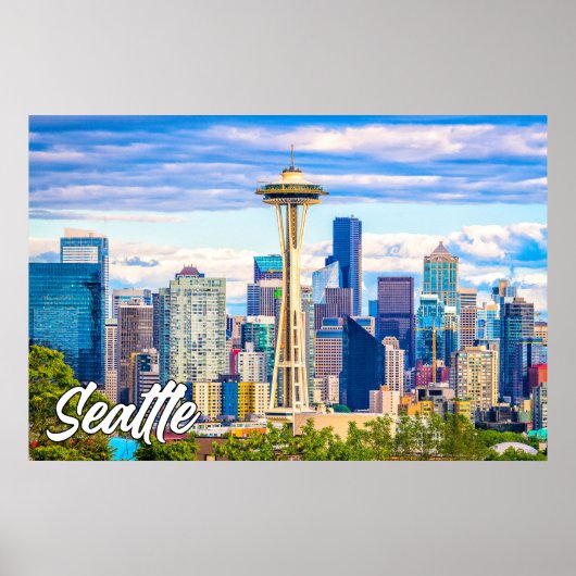Seattle, Washington, Vereinigte Staaten Poster (Vorne)