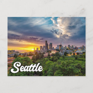 Seattle, Washington, Vereinigte Staaten Postkarte