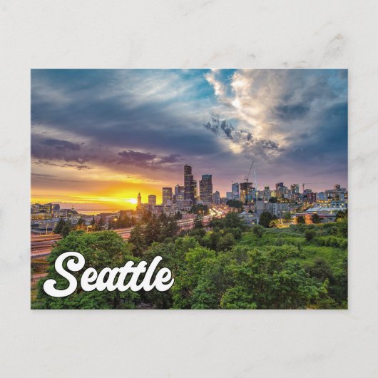 Seattle, Washington, Vereinigte Staaten Postkarte (Vorderseite)